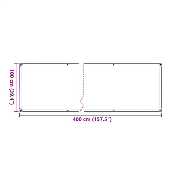 vidaXL Kryt na rastliny s očkami 1x4 m polyetylén – Obrázok 10