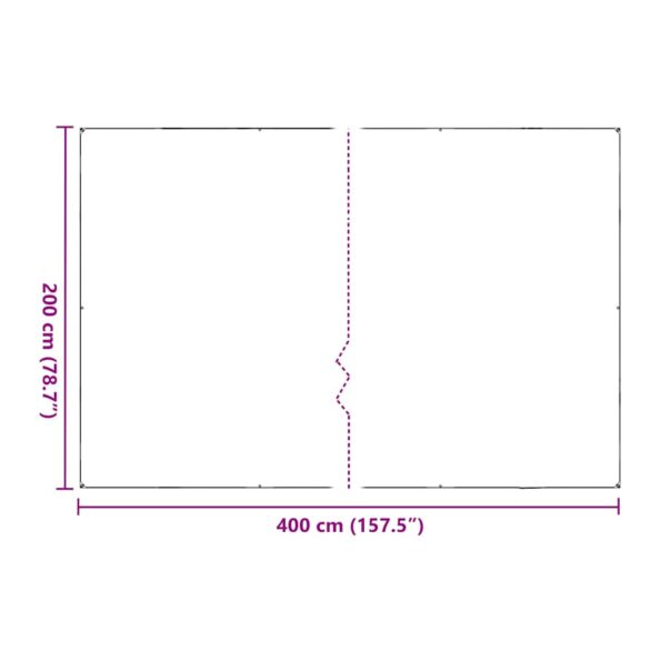 vidaXL Kryt na rastliny s očkami 2x4 m polyetylén – Obrázok 10