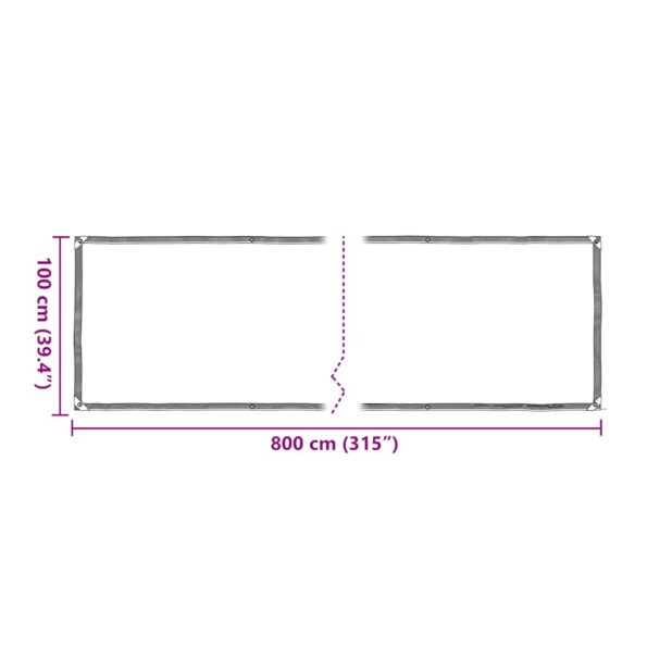 vidaXL Kryt na rastliny s očkami 1x8 m polyetylén – Obrázok 10