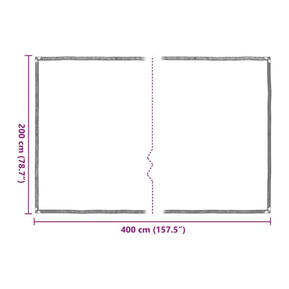 vidaXL Kryt na rastliny s očkami 2x4 m polyetylén – Obrázok 10