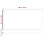 vidaXL Automatická zaťahovacia markíza antracitová a biela 600x300 cm – Obrázok 13