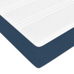 vidaXL Podnožka s matracom modrá 80x200 cm látková – Obrázok 13