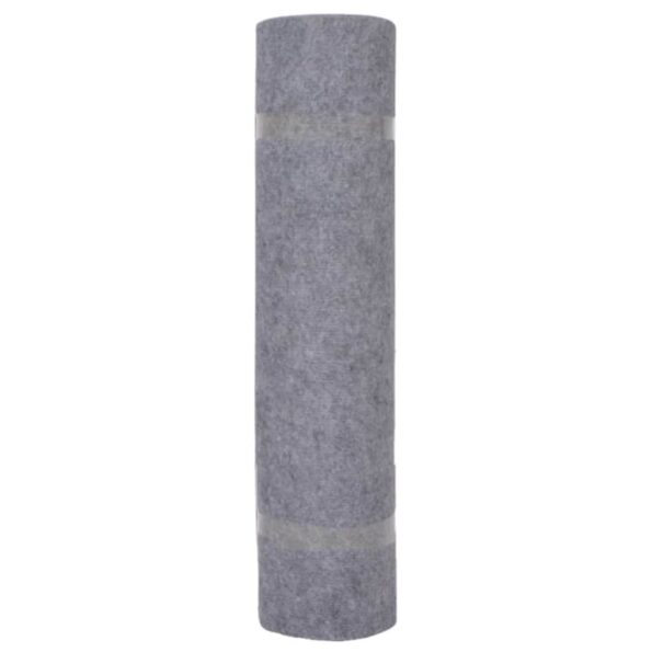 vidaXL Koberec Sivá 1,2 x 10 m Polyester – Obrázok 3