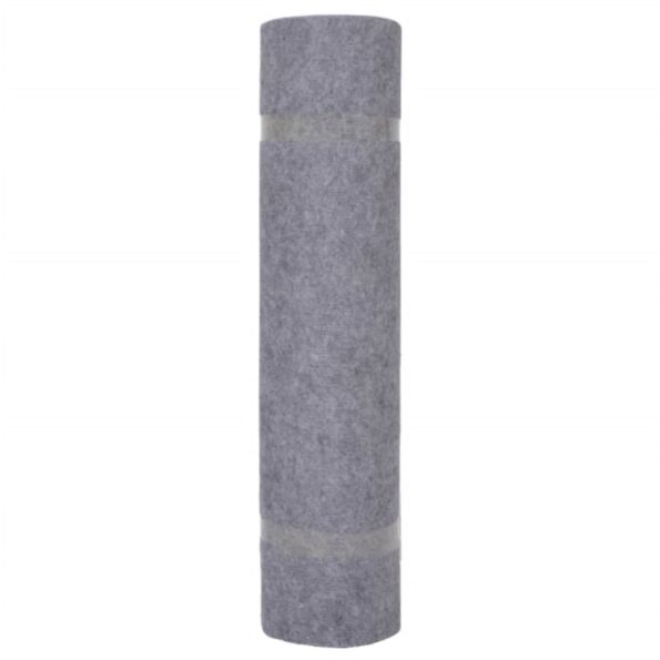 vidaXL Koberec Sivá 1,2 x 15 m Polyester – Obrázok 3