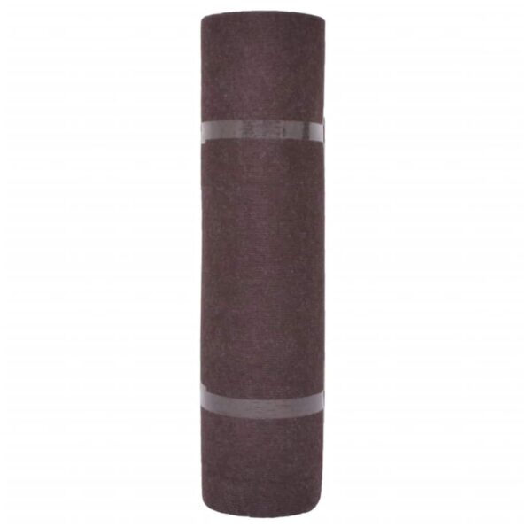 vidaXL Koberec Hnedá 1,2 x 10 m Polyester – Obrázok 3