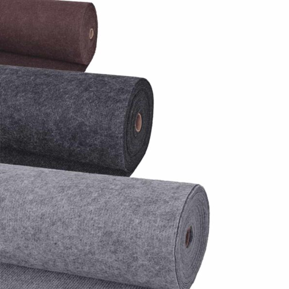 vidaXL Koberec Hnedá 1,2 x 20 m Polyester – Obrázok 2