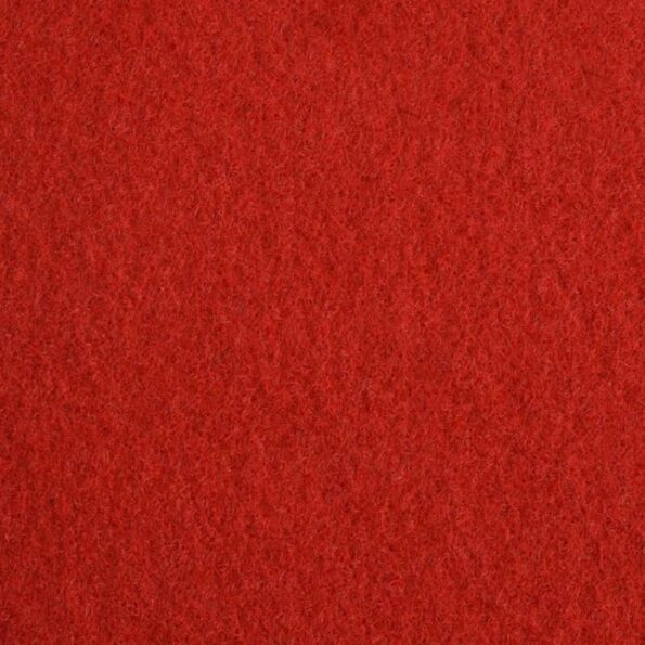vidaXL Koberec Jednofarebný Červená 1,2 x 12 m Polyester – Obrázok 4