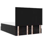 vidaXL Podsedák s matracmi a LED diódami, čierny 140x200 cm, zamat – Obrázok 10