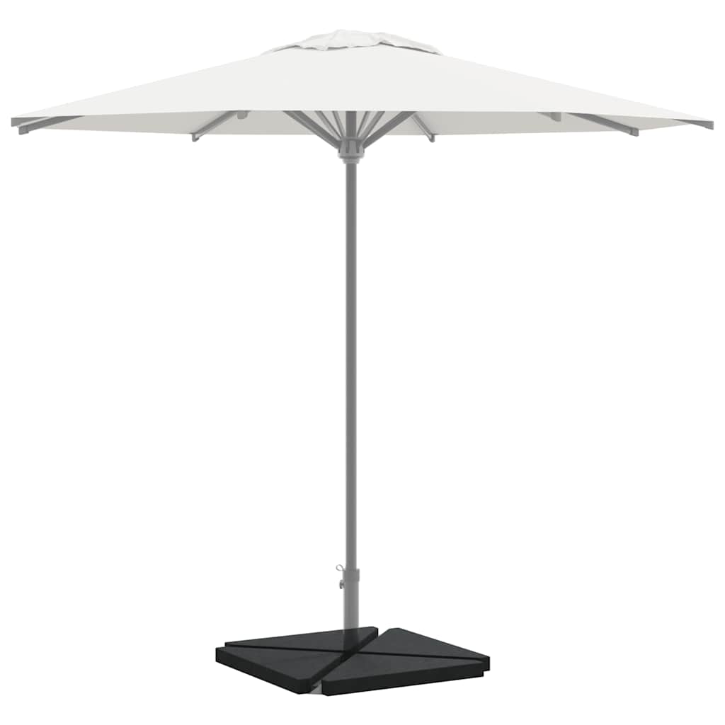 3318587_1.jpg vidaXL Záťažové kotúče na dáždniky, 4 ks, čierne žulové, trojuholníkové, 14 kg – Obrázok 1