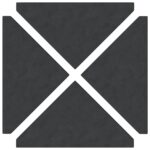 vidaXL Záťažové kotúče na dáždniky, 4 ks, čierne žulové, trojuholníkové, 14 kg – Obrázok 6