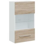 vidaXL 5-dielne TV skrinky s LED osvetlením, dub sonoma, intenzívne drevo – Obrázok 8