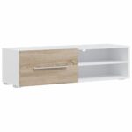 vidaXL 5-dielne TV skrinky s LED osvetlením, dub sonoma, intenzívne drevo – Obrázok 9