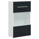 vidaXL 5-dielne TV skrinky s LED osvetlením, matné indigo, imitácia dreva – Obrázok 7