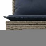 vidaXL 8-dielna záhradná súprava pohoviek s vankúšmi, hnedá, polyratan, akácia – Obrázok 12