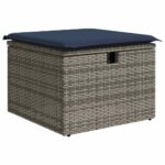 vidaXL 8-dielna záhradná súprava pohoviek s vankúšmi, hnedá, polyratan, akácia – Obrázok 5