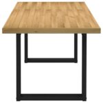 vidaXL Jedálenský stôl NOAIN s nohami v tvare U 180x90x75 cm masívne drevo borovica – Obrázok 6