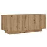 vidaXL Nočný stolík, dubový, remeselnícky, 100x35x40 cm, umelé drevo – Obrázok 2