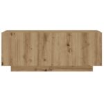 vidaXL Nočný stolík, dubový, remeselnícky, 100x35x40 cm, umelé drevo – Obrázok 4