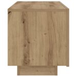 vidaXL Nočný stolík, dubový, remeselnícky, 100x35x40 cm, umelé drevo – Obrázok 5