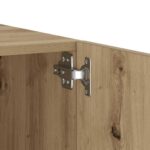 vidaXL Nočný stolík, dubový, remeselnícky, 100x35x40 cm, umelé drevo – Obrázok 9