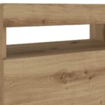 vidaXL Nočný stolík s LED svetlami, dubový remeselník, 60x35x40 cm, umelé drevo – Obrázok 11