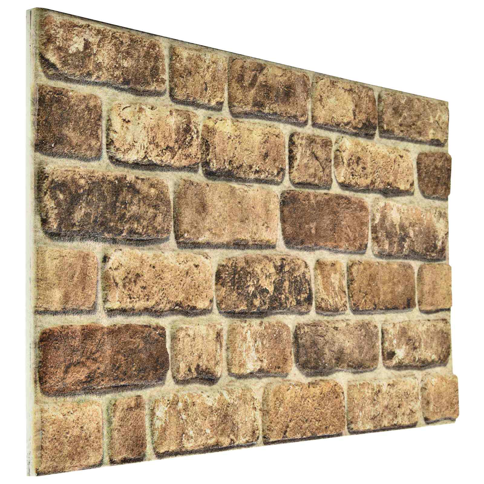 332926_1.jpg vidaXL Nástenné panely 10 pcs Tmavý piesok 100 x 50 cm EPS pena – Obrázok 1