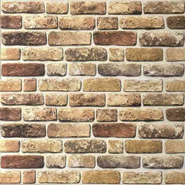 vidaXL Nástenné panely 10 pcs Tmavý piesok 100 x 50 cm EPS pena – Obrázok 4