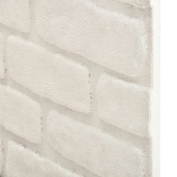 vidaXL Nástenné panely 10 pcs Biela 100 x 50 cm EPS pena – Obrázok 3