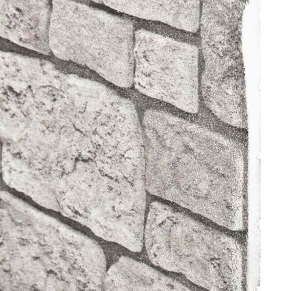 vidaXL Nástenné panely 10 pcs Sivá 100 x 50 cm EPS pena – Obrázok 3
