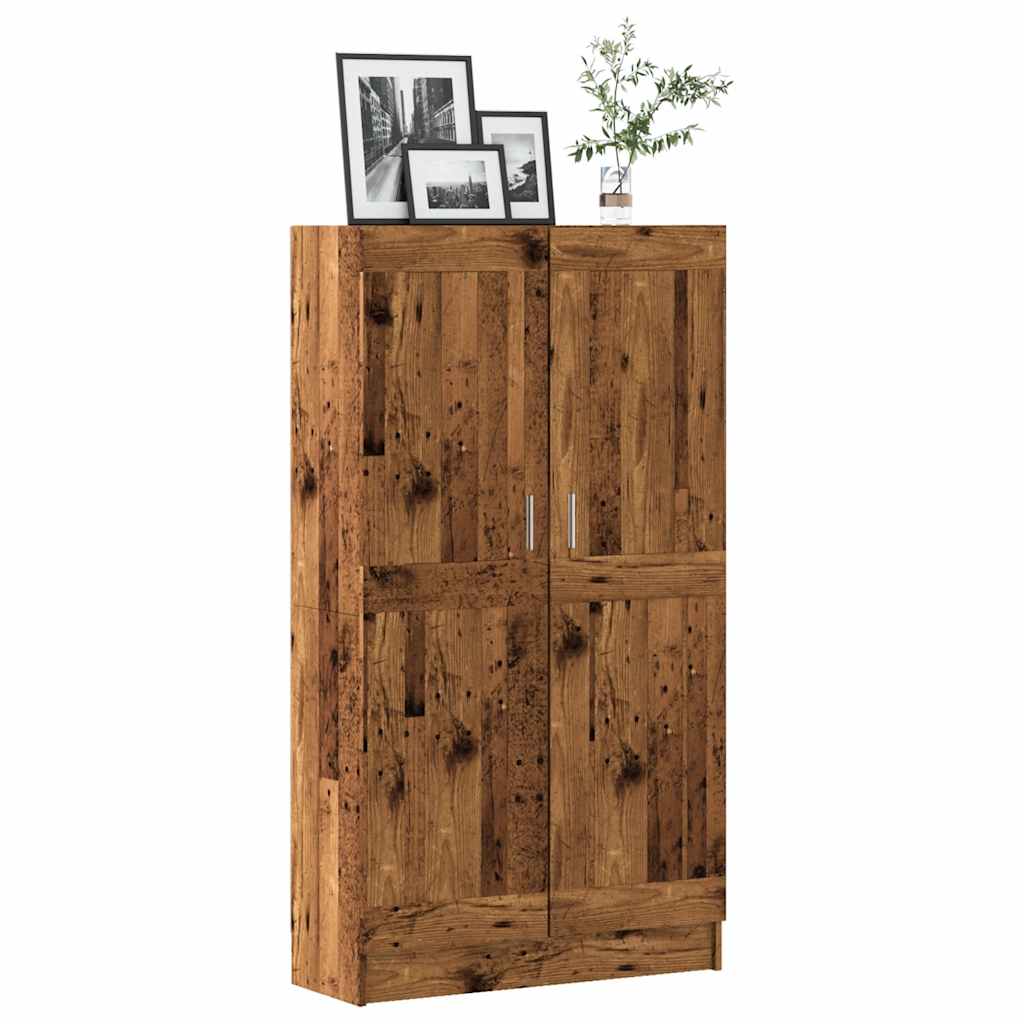 3345215_1.jpg vidaXL Knižnica, staré drevo, 82,5x30,5x150 cm, umelé drevo – Obrázok 1