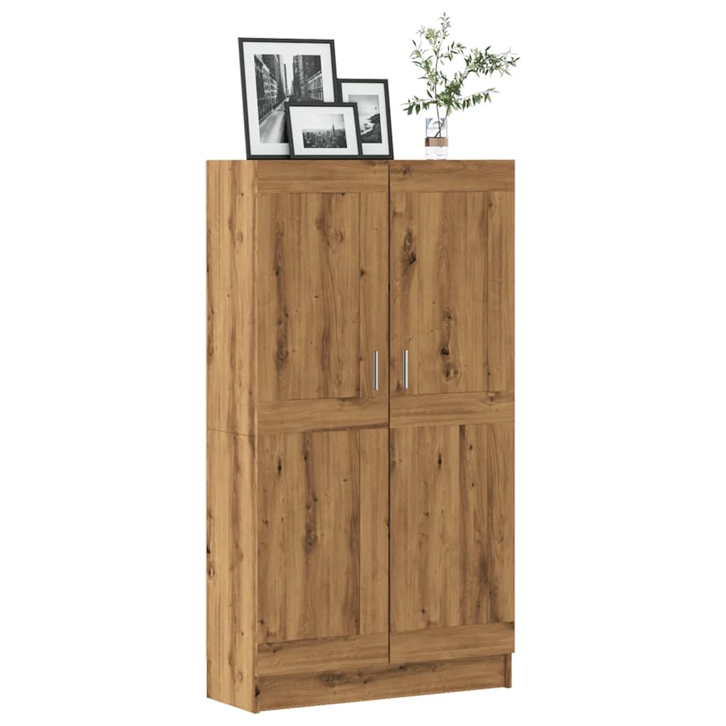 3345216_1.jpg vidaXL Knižnica Artisan Dub 82,5x30,5x150 cm Inžinierske drevo – Obrázok 1