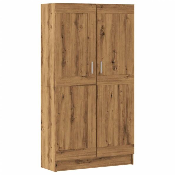 vidaXL Knižnica Artisan Dub 82,5x30,5x150 cm Inžinierske drevo – Obrázok 2