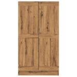 vidaXL Knižnica Artisan Dub 82,5x30,5x150 cm Inžinierske drevo – Obrázok 5