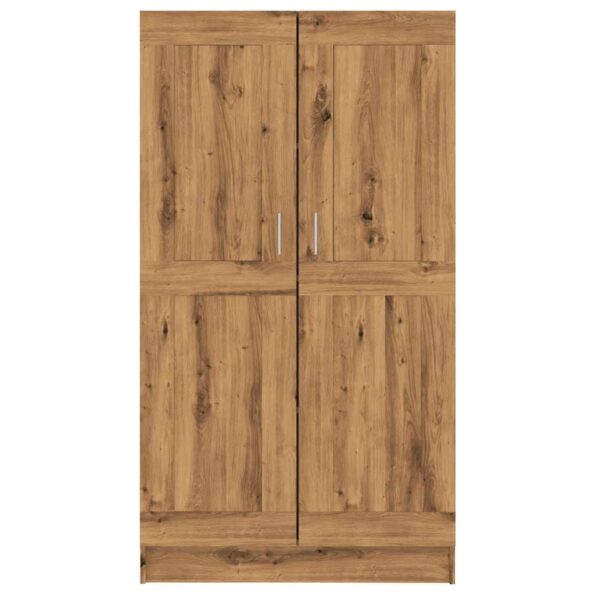 vidaXL Knižnica Artisan Dub 82,5x30,5x150 cm Inžinierske drevo – Obrázok 5
