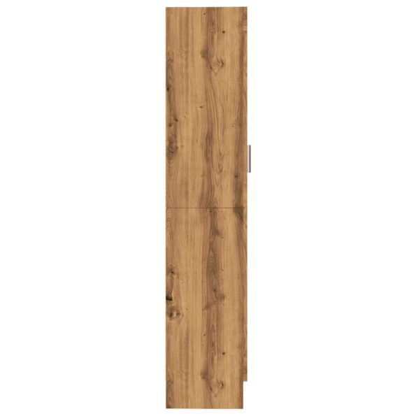 vidaXL Knižnica Artisan Dub 82,5x30,5x150 cm Inžinierske drevo – Obrázok 7