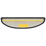 vidaXL Schodové rohože 30 ks 56x17x3 cm antracitové polkruhové – Obrázok 4