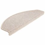 vidaXL Schodové rohože 20 ks 65x24x4 cm taupe polkruhové veľké – Obrázok 2