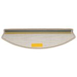 vidaXL Schodové rohože 20 ks 65x24x4 cm taupe polkruhové veľké – Obrázok 4