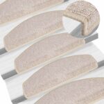 vidaXL Schodové rohože 20 ks 65x24x4 cm taupe polkruhové veľké – Obrázok 6