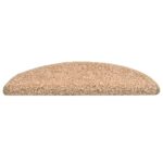 vidaXL Schodové rohože 30 ks 56x17x3 cm zlaté polkruhové – Obrázok 3