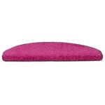 vidaXL Schodové rohože 30 ks 65x21x4 cm ružové polkruhové veľké – Obrázok 3