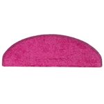 vidaXL Schodové rohože 30 ks 65x21x4 cm ružové polkruhové veľké – Obrázok 4