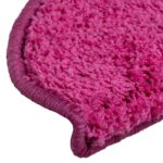 vidaXL Schodové rohože 30 ks 65x21x4 cm ružové polkruhové veľké – Obrázok 5