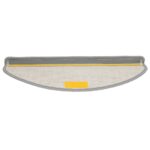 vidaXL Schodové rohože 20 ks 65x21x4 cm sivé, polkruhové, veľké – Obrázok 4