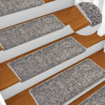 vidaXL Schodové rohože 20 ks 65x21x4 cm sivé s obdĺžnikovým okrajom – Obrázok 5