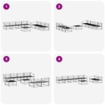 vidaXL Záhradná súprava gaučov 8 pcs Prírodná Pevné akáciové drevo – Obrázok 8