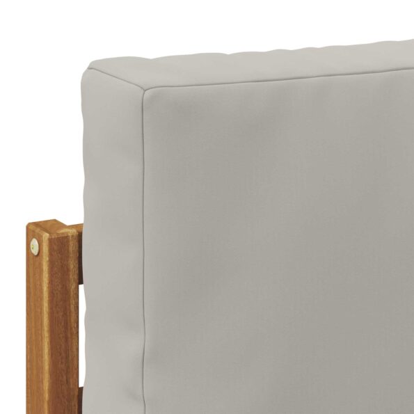 vidaXL Záhradná súprava gaučov s vankúšom 6 pcs Prírodná a svetlosivá – Obrázok 6