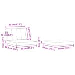 vidaXL Záhradná súprava gaučov s vankúšom 5 pcs Prírodná a béžová – Obrázok 13