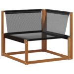 vidaXL Záhradná súprava gaučov s vankúšom 5 pcs Prírodná a béžová – Obrázok 6