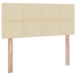 vidaXL Postel s úložným prostorem a matrací Krémová 120 x 190 cm – Obrázok 9